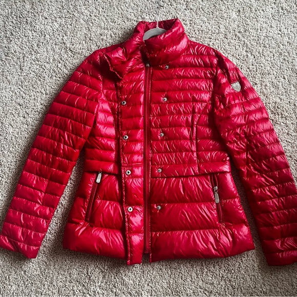 Vince Camuto Red Down Puffer Jacket - Picture 7 of 12